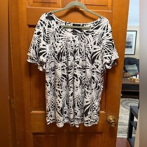 Avon Monochrome Patterned Blouse